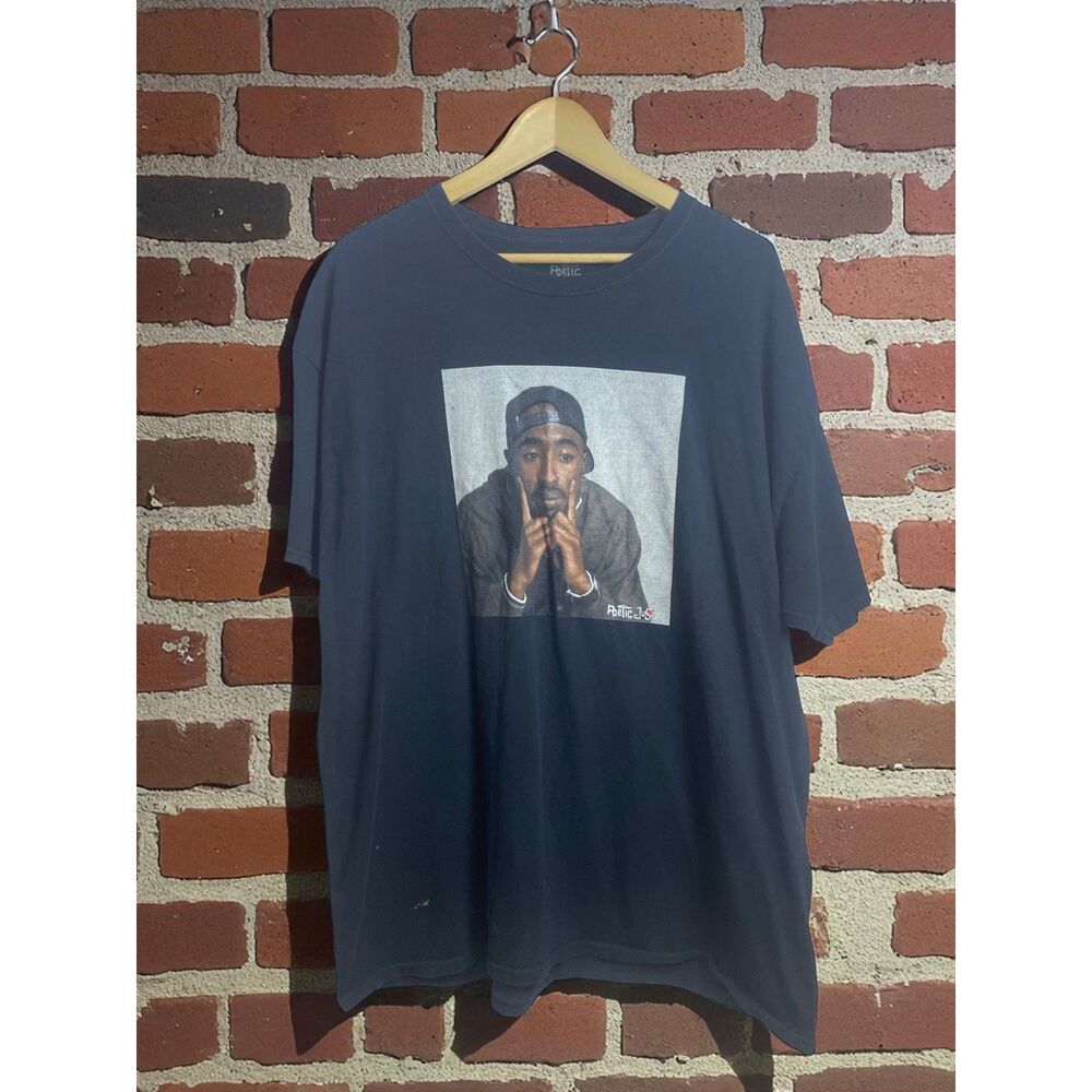 Poetic Justice Tupac Shakur Graphic T-Shirt – Size 2XL